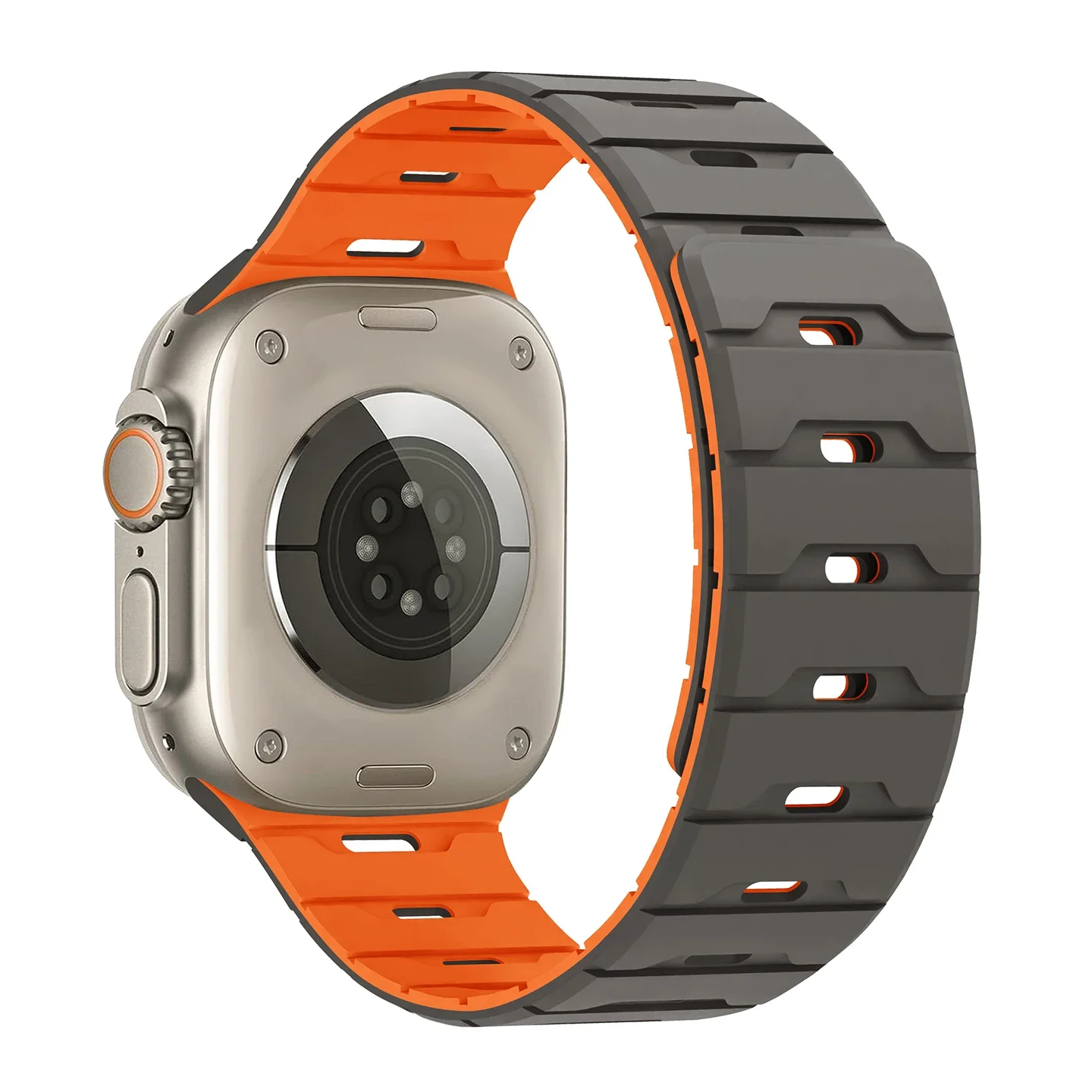 Magnetisches Armband für Apple Watch Ultra 3/2 49 mm 38 40 mm 45 mm 46 mm 44 41 mm Sportarmband für iWatch 11 10 9 8 7 6 SE Silikonarmband – Detail 21