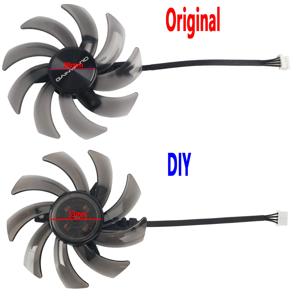New 85MM GTX1660 GTX 1660Ti Cooler Fan For Gainward GeForce GTX 1660 Ti Ghost OC RTX 2060 2060S Super Graphics Video Card Cooing