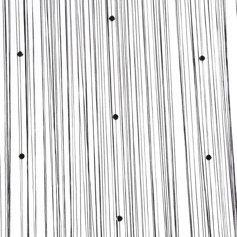 Door Panel Tassel Beads Divider Valance String Sheer Curtains Curtain Window Silky Crystal 4
