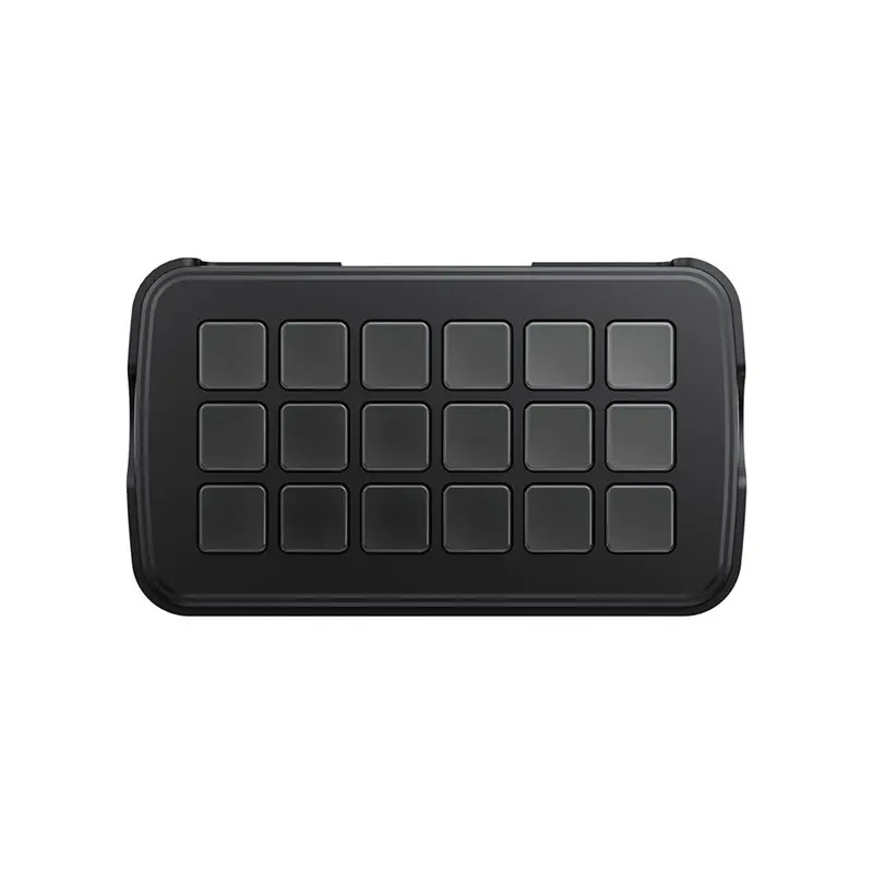 XB-SK18 다기능 AI 음성 제어 패널 온보드 18개 X-멤브레인 LCD 매크로 키 지원 Linux+ QMK 듀얼 시스템