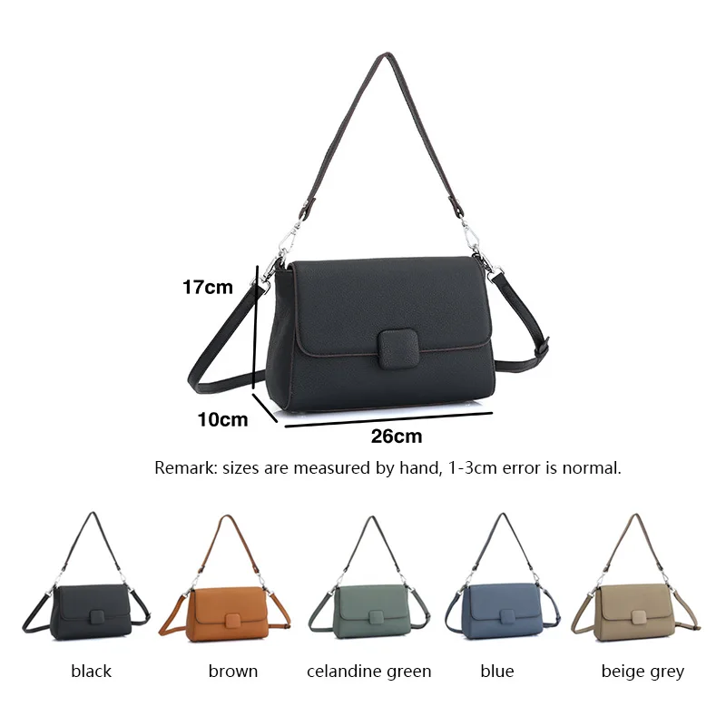 Women's Bag 2023 New Real Leather Lady Fashion Cross-body Messenger Female  Elegant Underarm Shoulder Bag High-level Zip Handbag - AliExpress