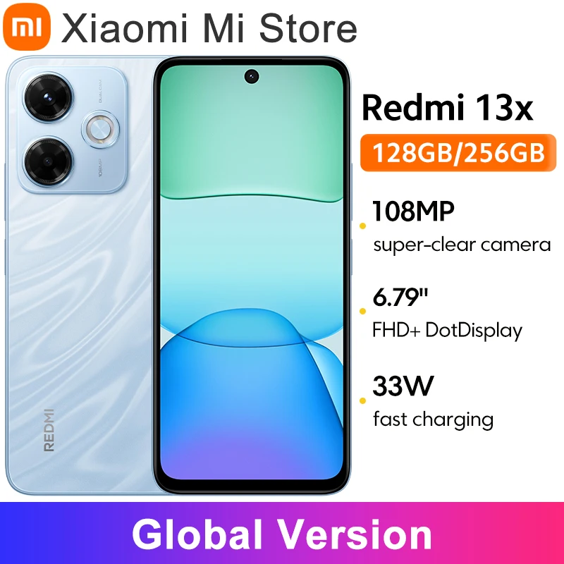 Xiaomi Redmi 13x スマートフォン 8GB+256GB グローバル Amazon.com: Xiaomi Redmi 13X 4G LTE (256GB + 8GB) (for