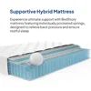 Queen Mattress 14 Inch, Deep Sleep Mattress- Memory Foam Hybrid Mattress, Fiberglass Free Pocket Spring Bed Mattress in a Box 2