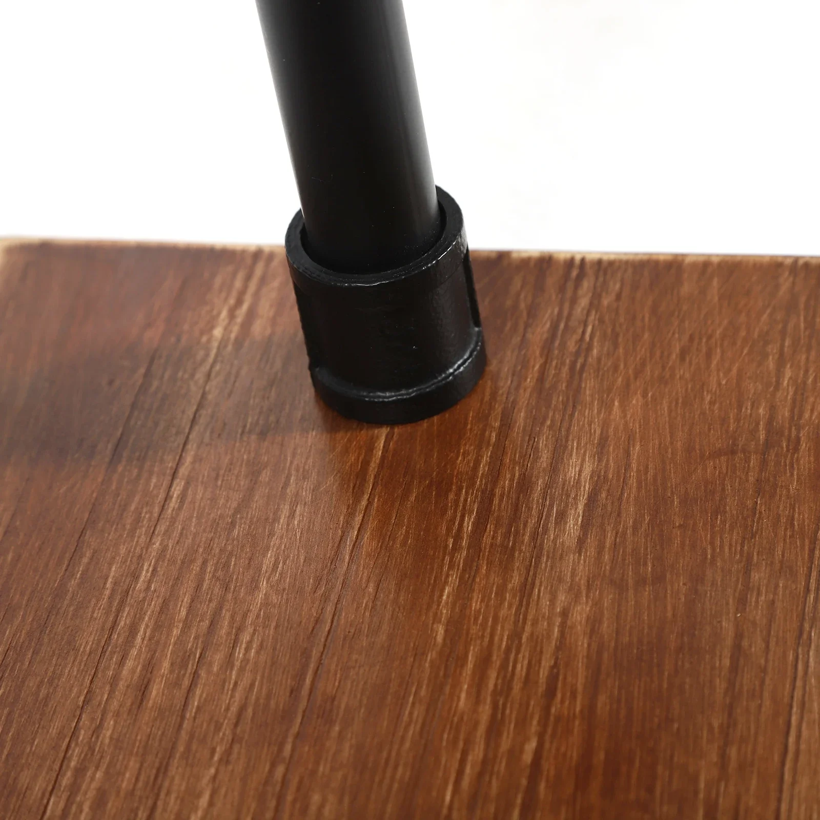 Wandregal im Industriestil, Hängeregal, Metall + Holzfarbe, Bücherregal, Rohrregal, dekoratives Regal, Flaschenregal – Detail 13