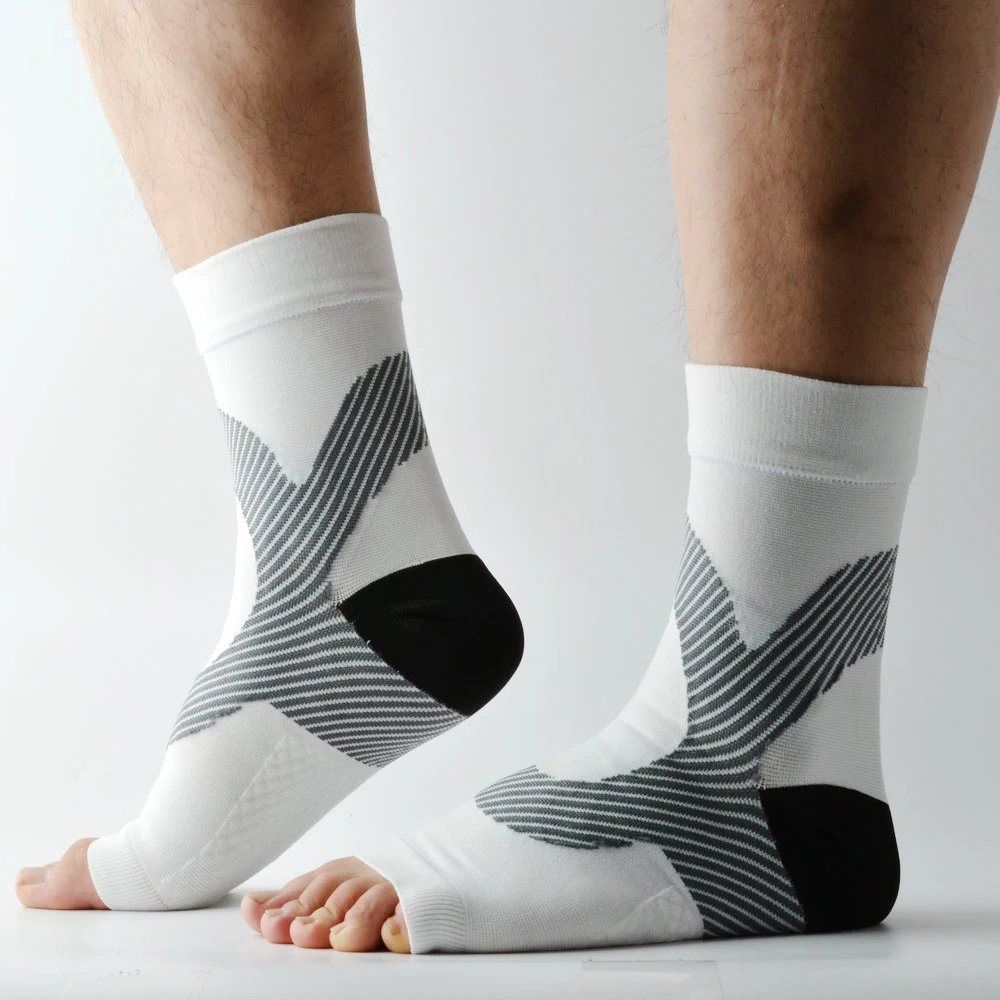 1 Pair Nano Socks Neuropathy Socks Compression Sleeve For Ankle For Swelling Plantar Fasciitis Sprain Neuropathy Women Men