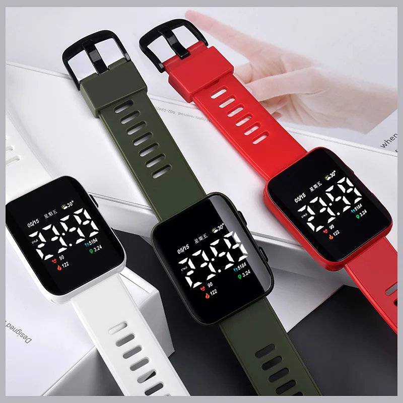 цена Kids Watch Waterproof Sports Children Watches Led Digital Wristwatch Student Girl Boy Wristwatch Electronic Clock girls watch