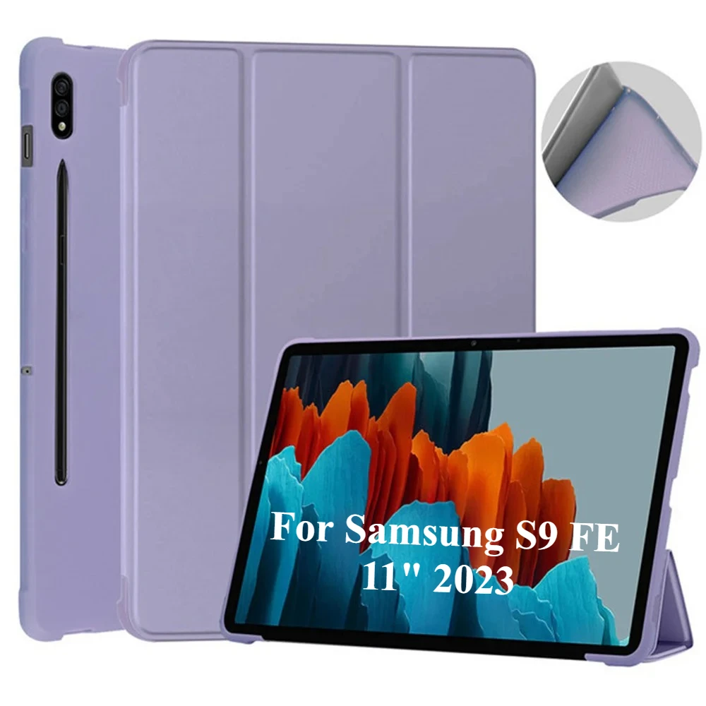 Premium PU Leather Tri-Folding Magnetic Tablet Case Cover