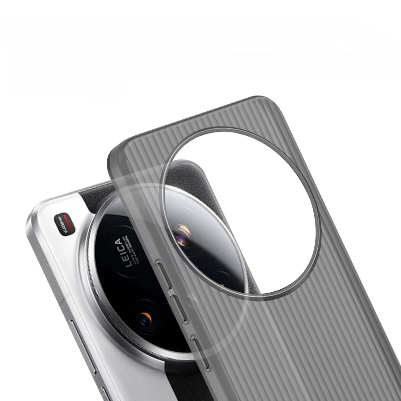 Fashion Corrugated Matte Shockproof Back Cover - Ultra-thin PP Bumper