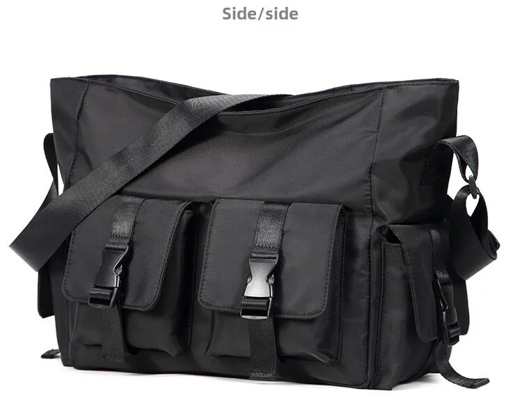 Canvas schoudertas voor heren en dames messenger bag_voghion.com