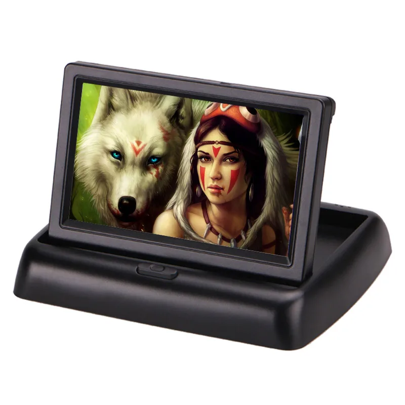 Car Monitor Rearview Mirror 5inch Auto Parking System for LED Night Vision Backup Reverse Camera CCD Car Rear View Camera