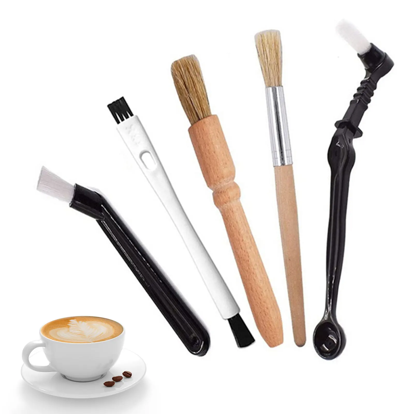 Coffee Brush Set Professional Espresso Brush Coffee Machine Cleaning