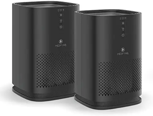 

MA-14 Air Purifier with H13 True HEPA Filter | 200 sq ft Coverage | for Allergens, Wildfire Smoke, Dust, Odors, Pollen, Pet Dand