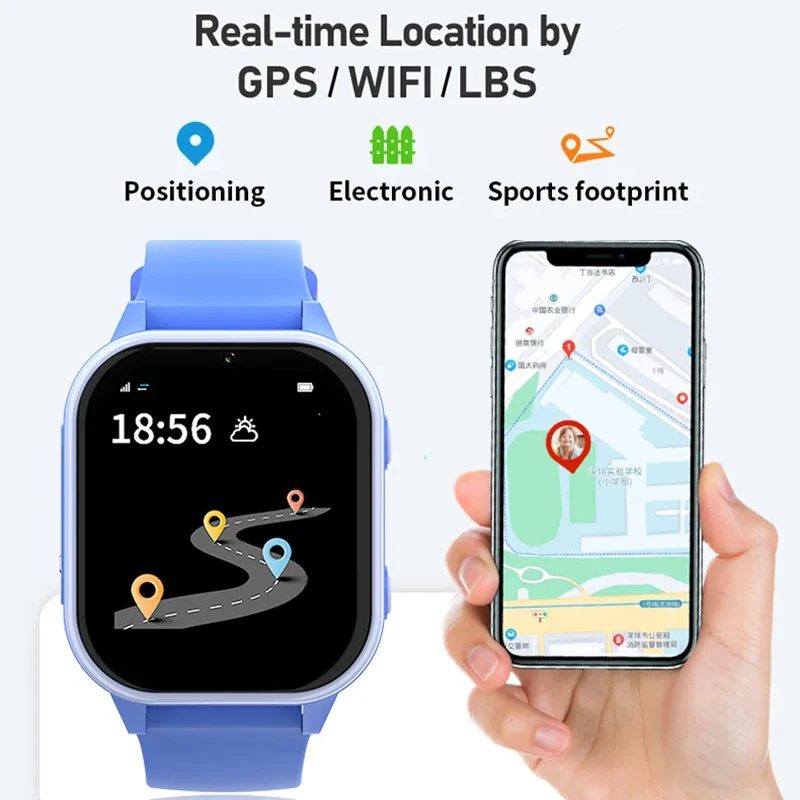 Wonlex Ʈ ġ  Ʈġ, 4G GPS SOS  ġ, Whatsapp KT19Pro, ȵ̵ 8.1, ȭ ȭ ī޶ 