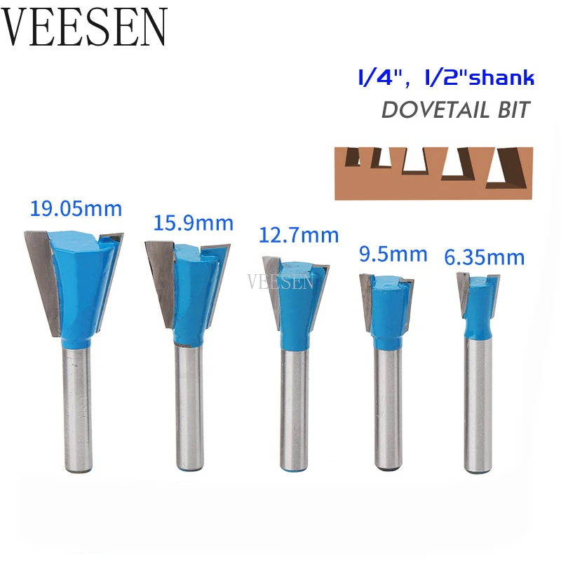 

12,7 мм 1/2 6,35 мм 1/4 хвостовик нож ласточкин хвост резьба сотовый шип деревообрабатывающий Фрезерный резак
