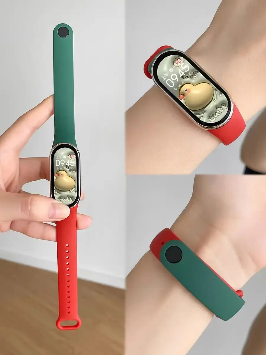 Silicone Sport Strap for Fitness Tracker Bracelet Accessories