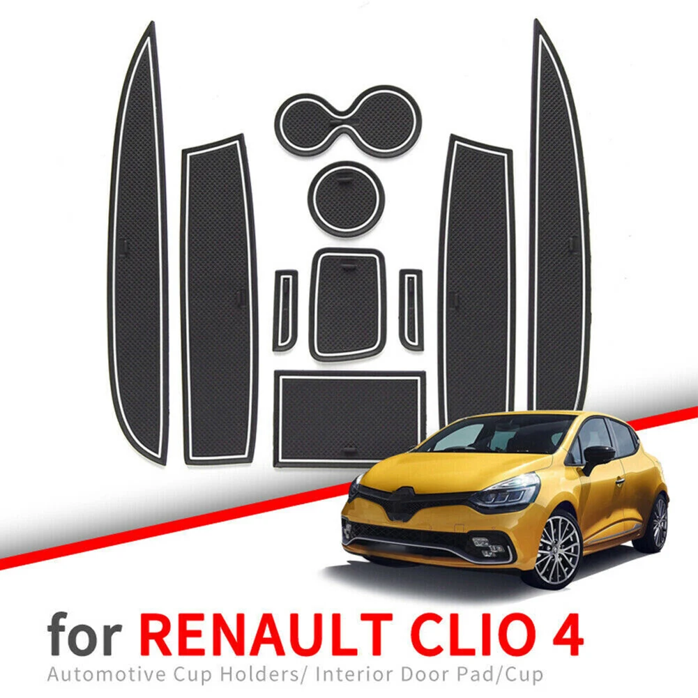 

10 шт./комплект, Противоскользящие коврики для Renault Clio 4 2013 - 2018