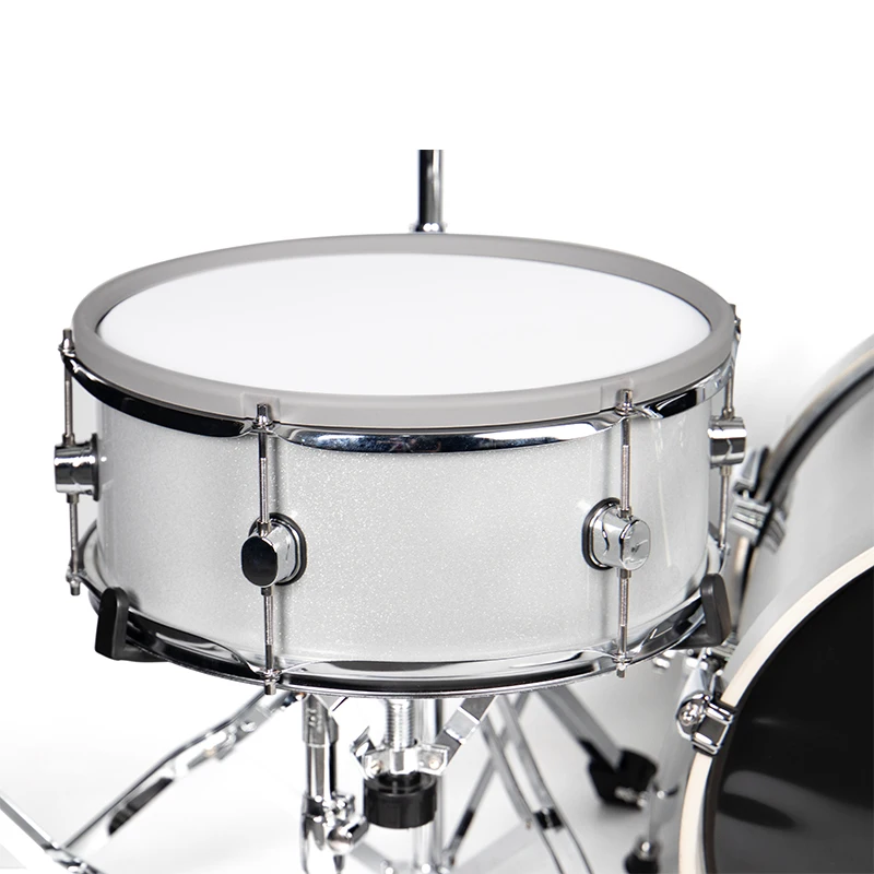 MOINNG Professional Adult Drum Set With 5 Drums And 4 Cymbals For Silent Practice Drum Kit