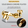 Gold mechanical arm universal faucet face wash basin splash proof extension connector can be rotated bathroom Fauce water nozzle 4