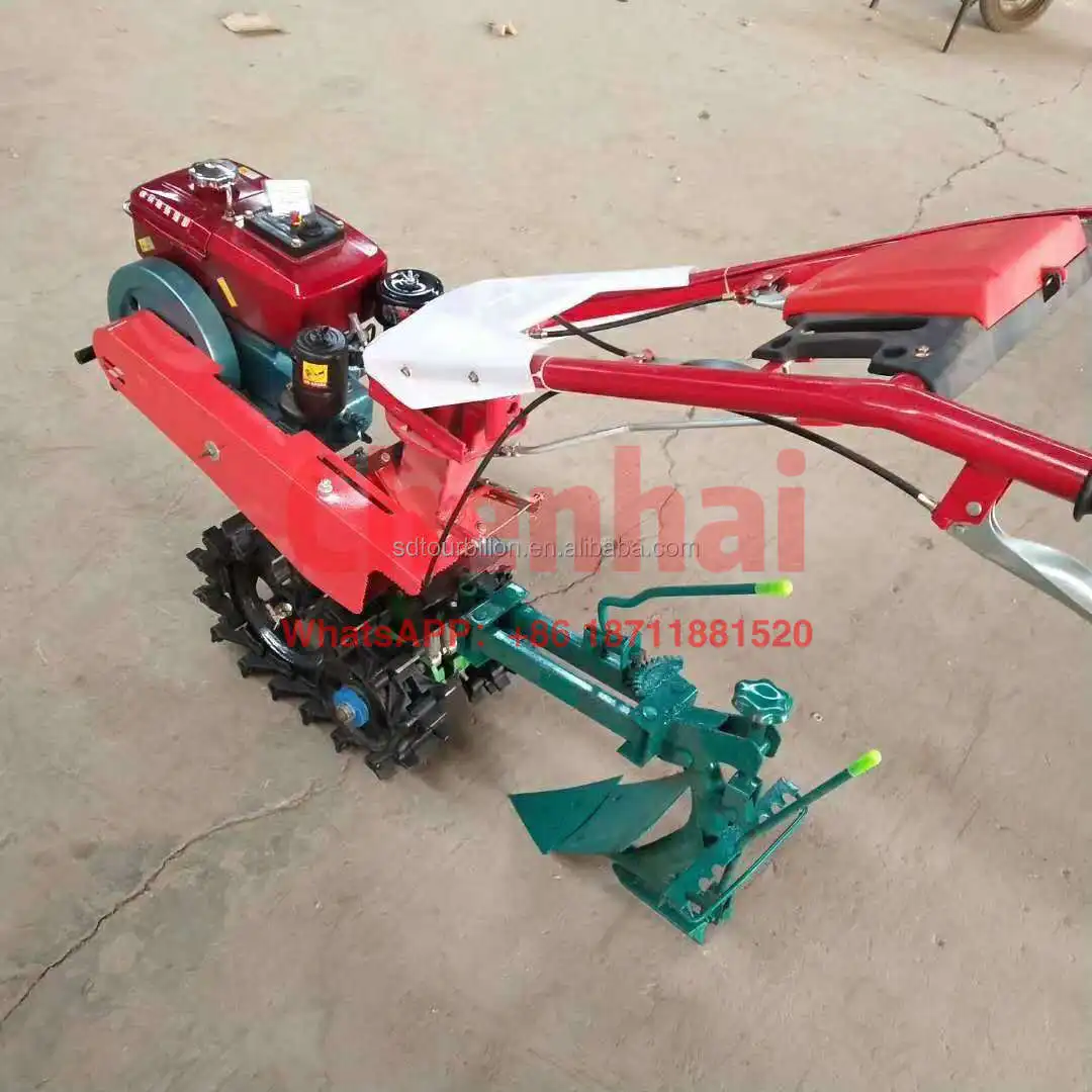 

Mini Chain Track Micro-tiller Crawler cultivator Mini Type Light In Weight Cultivator Rotary Tiller With Good Price