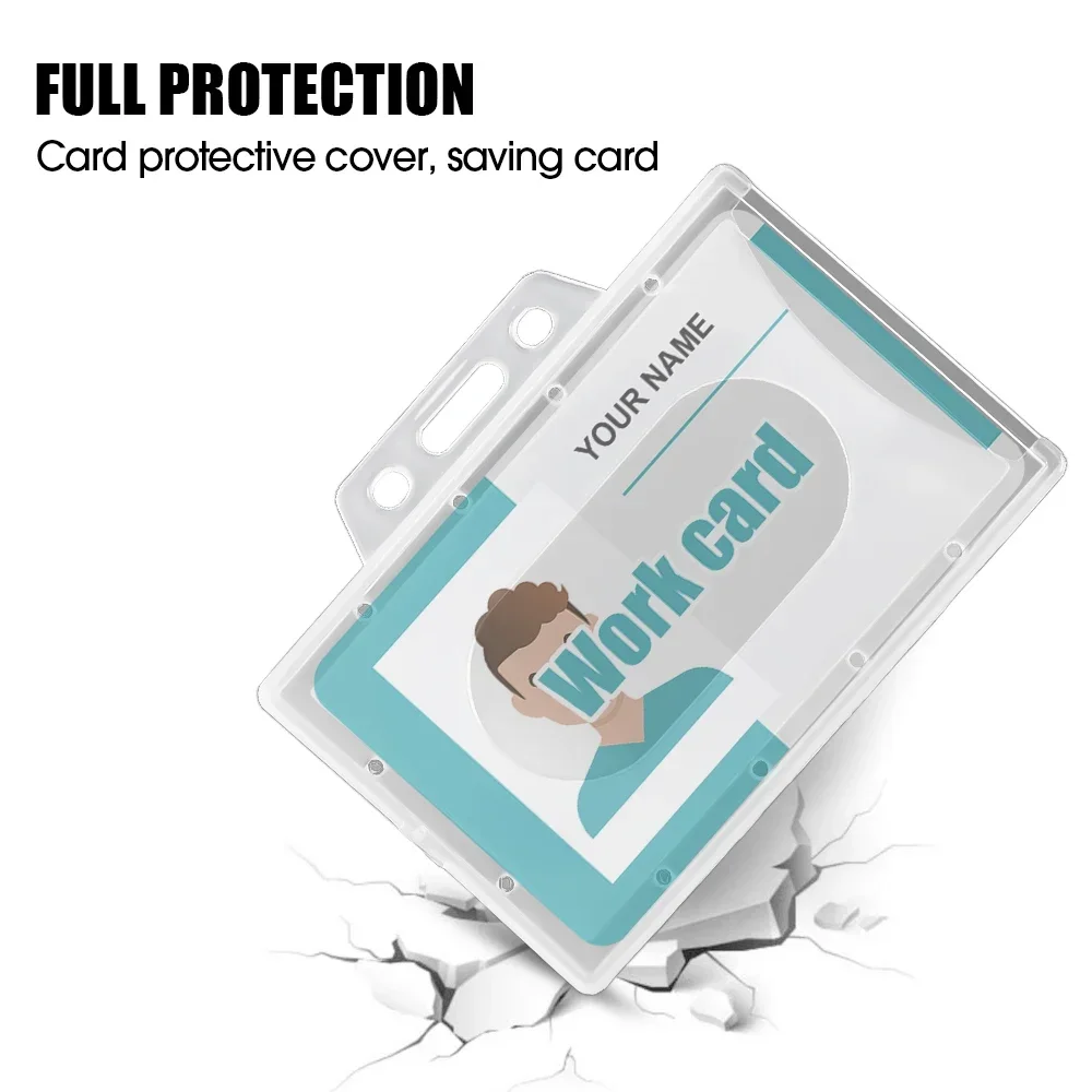 Hard Acrylic Plastic Work Card Holders Protector Cover Waterproof Anti Dust Transparent Case For Bus Cards ID Cards card holder,card protector,idol card protector