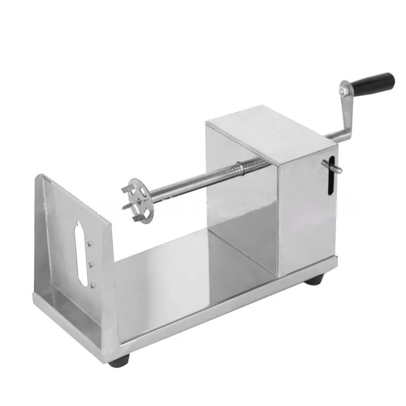 Hand Rotating Potato Tower Machine Manual Potato Cyclone Chip Machine Tornado Cyclone Tower