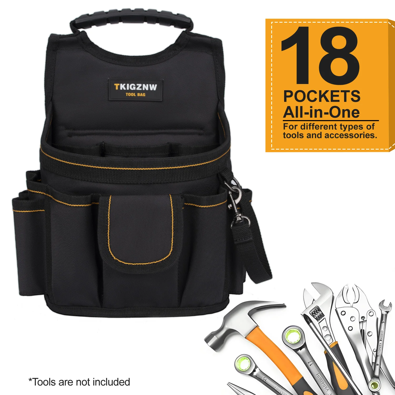 Tool Belt Bag 18 Pockets Tool Pouch