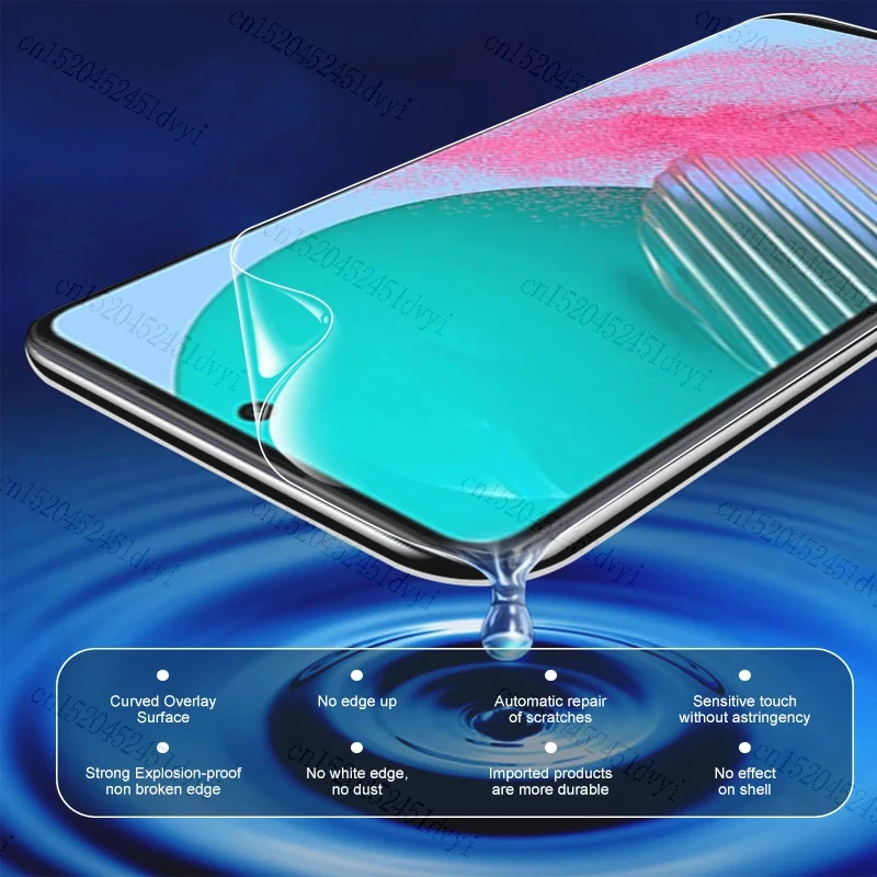 4-Piece Full Coverage Hydrogel Screen Protector Set - Soft Film