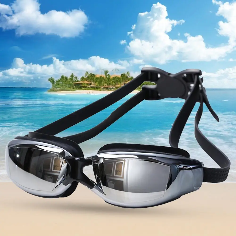 1 Set Swim Goggles Waterproof Professional Safe Buckle Design Swimming Glasses for Water Sports Swim Eyewear