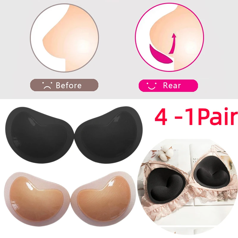 4 1Pair Chest Pad Bra Swimsuit Bikini Set Push Up Pads Victoria Secret