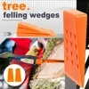 Tree Felling Wedge Plastic Felled Chock Tree Cutting Wedge for Logging Falling Cutting Cleaving Woodcutting Tools 2