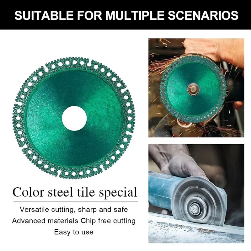 6 Dischi Da Taglio Diamantati Per Vetro – 100 X 22,23 Mm – Per Smerigliatrice Angolare – Taglio Di Piastrelle, Granito, Porcellana