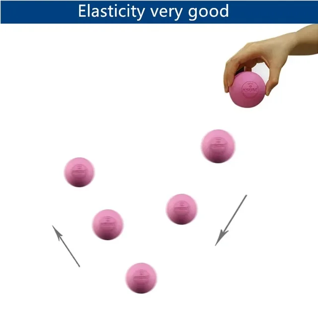 Massage Ball 6.3cm Fascia Ball Lacrosse Ball Yoga Muscle Relaxation Pain Relief Portable Physiotherapy Ball Jaw Exerciser Ball 2