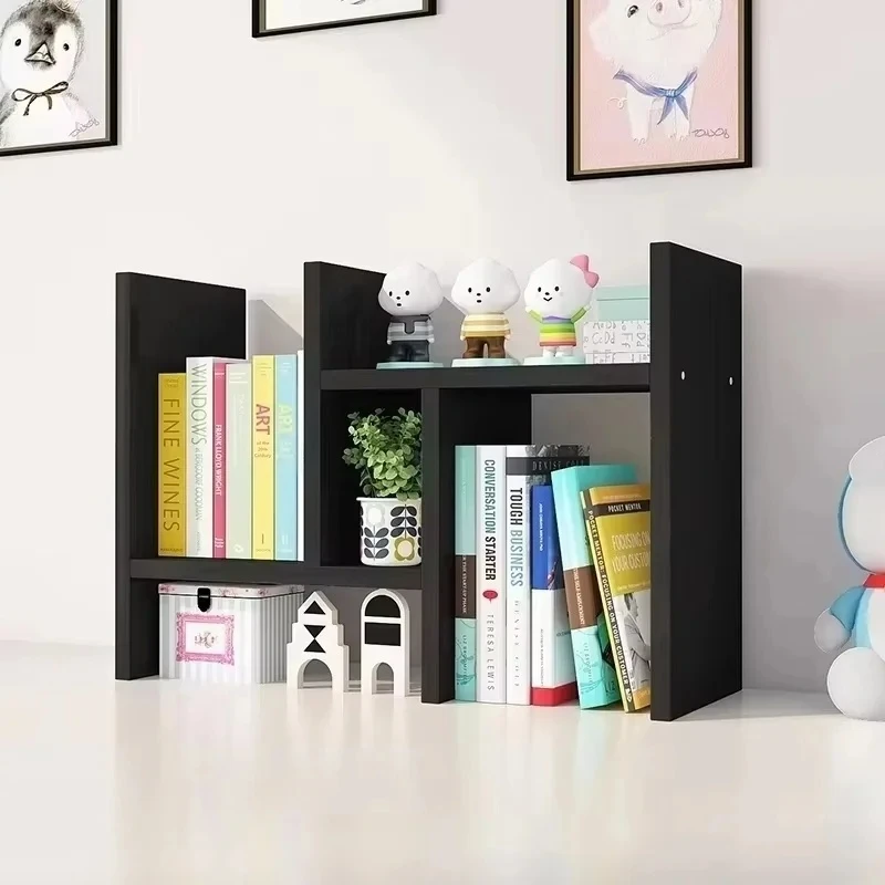 Scaffale Telescopico da Scrivania Stile INS, Organizzatore per Ufficio, Cameretta Bambini, Dormitorio, Design Semplice, Ripiani da Scrivania - immagine 4