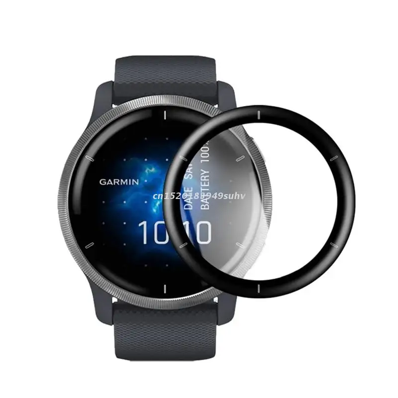 2-Pack 3D Curved Edge Screen Protector for Smart Watch - High Definition Full Cover Film