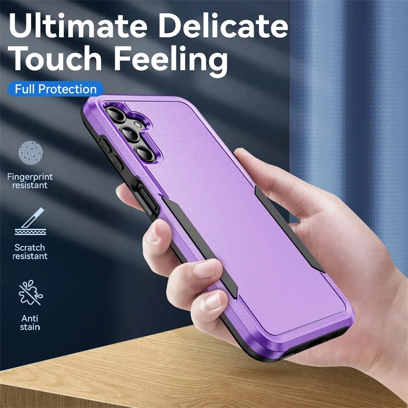 Rugged Shockproof Hybrid Phone Case - Heavy-Duty Protection Cover
