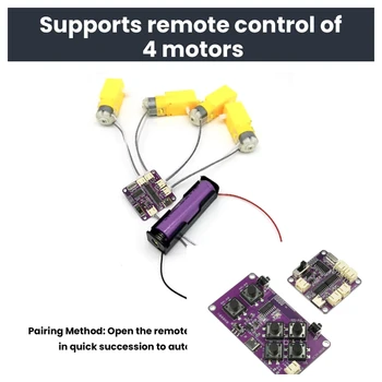 Ricevitore Telecomando 2.4G 8CH per Auto RC, Scheda di Ricezione Ricaricabile per Navi, Robot, Dispositivi Meccanici, Kit Fai-da-Te