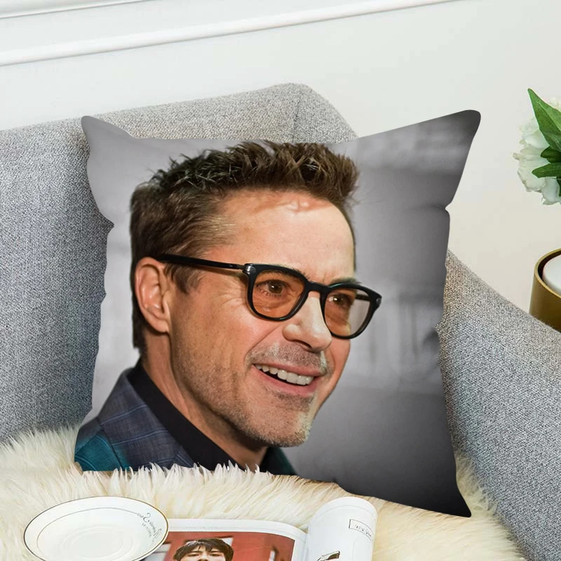 

Cushion Cover 40*40 R-Robert Downey Jr Duplex Printing Pillow Covers Decorative Cushions for Bed Pillowcases 40x40 Pillowcase