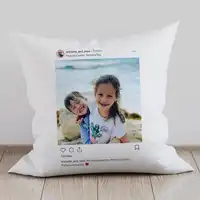 Custom Screenshot Pillow,Personalized Family Photo Pillow,Customized Vacation Photo Pillows,Birthday Memorial Gift,Lover Gifts 1
