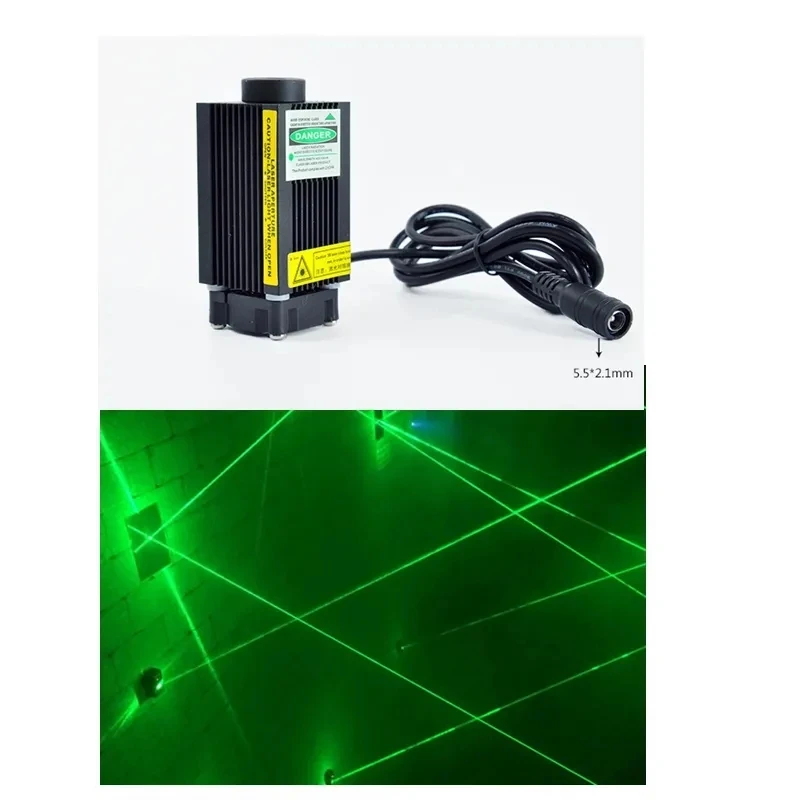 Focusable 532nm 100mW Brightness Laser Diode Module Escape Room 33x55mm Long Range Sight 12V 6x telescope small laser sight 6 67mm exit pupil diameter high light transmittance long range hunting laser range finder sight