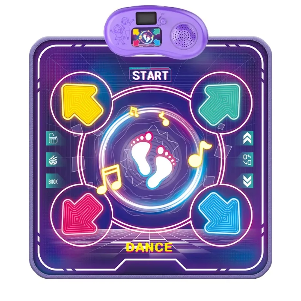 Dance Mat Toys for 3-12 Year Old Kids Music Dance Blanket Light Game Indoor Sports Music Game Toy with 5 Modes