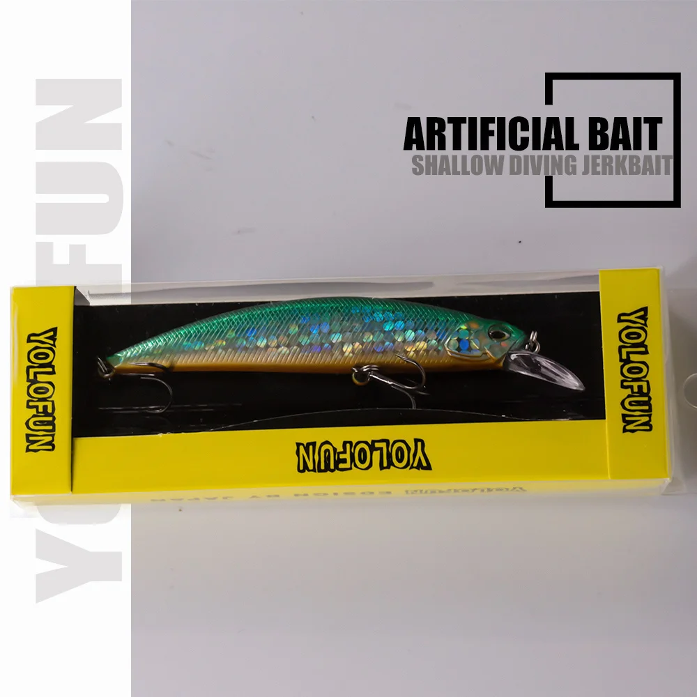 Description Picture 6 of itemWobblers Fishing Lure, Crankbaits, Minnow for Bass, Pike, Perch, Camping, Outdoor Jerk Baits, 9.5cm, 15g