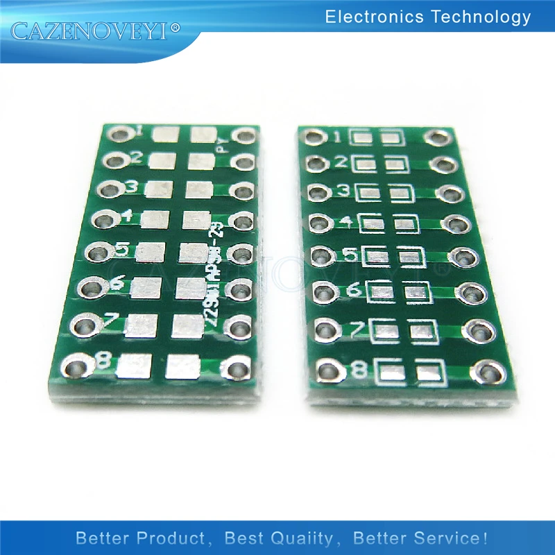 

10pcs/lot 0805 0603 0402 to DIP PCB Transfer Board DIP Pin Board Pitch Adapter keysets In Stock
