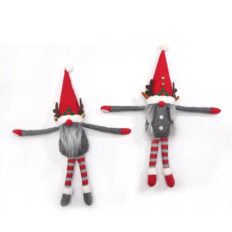 Creative Cartoon Christmas Curtain Buckle Cute Funny Dwarf Curtain Fastener Non-Woven Faceless Doll Curtain Tie Rope Tiebacks 1pc handmade weave tassels curtain tiebacks silver tieback curtain accessories rope buckle curtains holder strap cord accessory