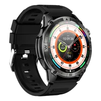Km TH EDGE-Montre intelligente de sport pour homme, GPS, affichage Amoled, AOD, appel Bluetooth, baromètre d'altitude, boussole, étanche IP68, 1.43 6