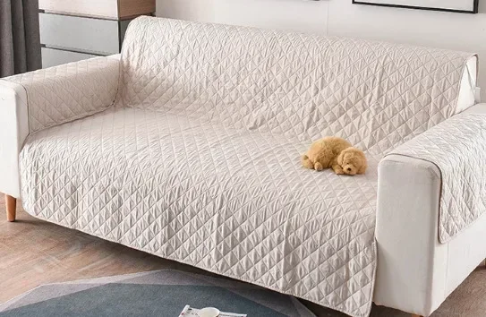Copridivano versatili copridivano trapuntato copridivano antiscivolo lavabile protezione per mobili da divano durata Pet 4