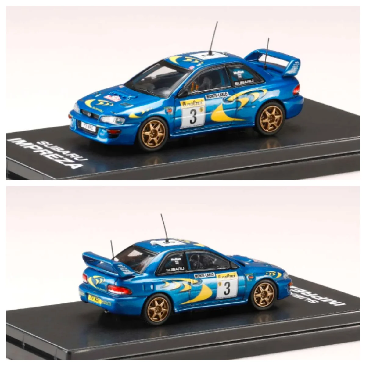 Hobby Japan HJR642041A IMPREZA 1997 #3 Diecast Model Car Collection Limited Edition Hobby Toys