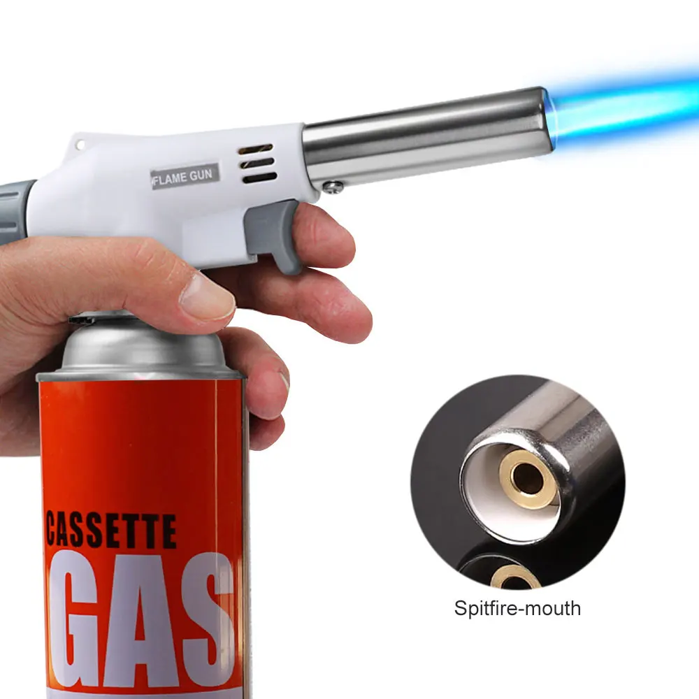 Gas Torch Barbecue Burner Flame Gun Cooking Heating Tool Camping Welding Soplete Cocina Mechero горелка газавая | Дом и сад