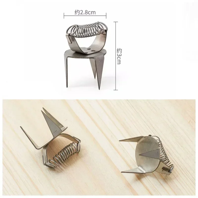 Pottery Glaze Tools Fingertip Dip Glaze Clip DIY Stainless Steel Clip Tea Cup Small Ceramic Coloring and Glazing Tool pottery sculpting tools pottery tools pottery coloring tool