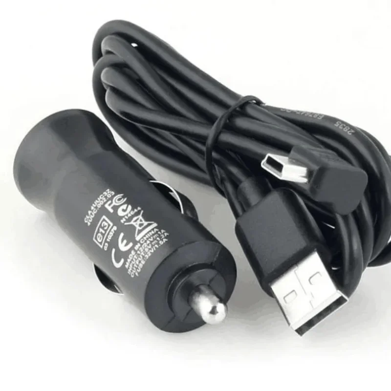 mini 5pin cable In Car Charger & MINI USB Cable for Tomtom GO LIVE START RIDER XL XXL ONE SERIES