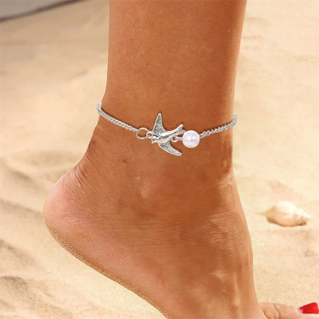 Amazon.com: Womens Heart Anklet Dainty Silver Cute Anklets For Women Teen  Girls Ankle Bracelets: Clothing, Shoes & Jewelry